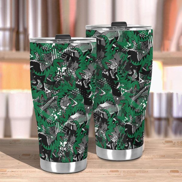 tyrannosaurus rex pattern car tumbler cup custom dinosaur car accessories xxizb