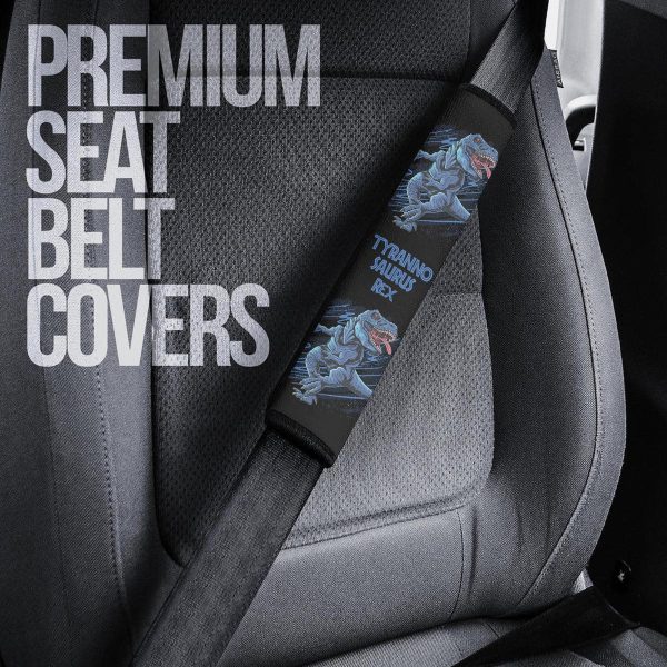 tyrannosaurus seat belt covers dinosaur car accessories leb7v
