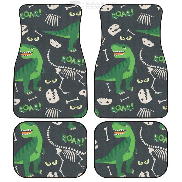 tyranosaurus rex pattern car floor mats custom dinosaur car accessories dgerp