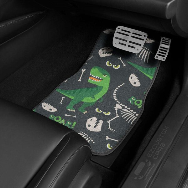 tyranosaurus rex pattern car floor mats custom dinosaur car accessories omjtv