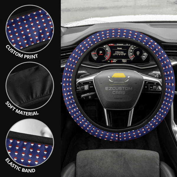 uchiha clan naruto anime steering wheel cover custom naruto anime car accessories bxzqp
