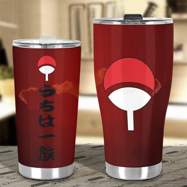 uchiha clan symbol car tumblers cup custom naruto anime car accessories ahgnx