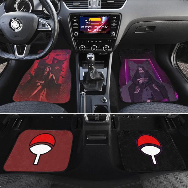 uchiha itachi car floor mats naruto anime car accessories aortl