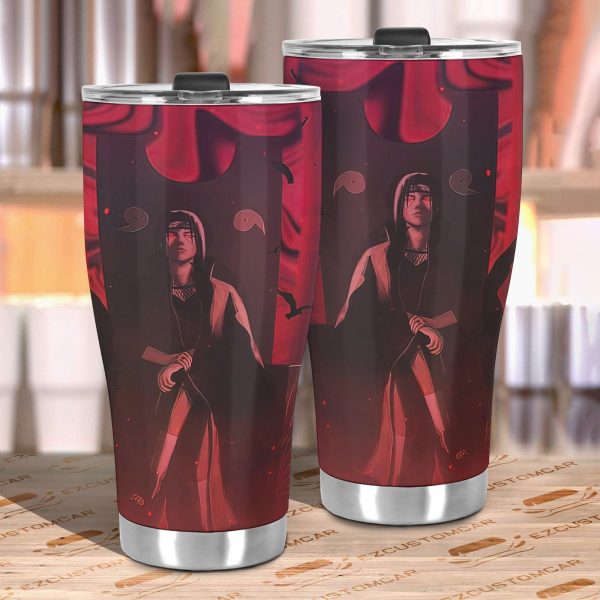 uchiha itachi car tumblers cup custom naruto anime car accessories eyqzr