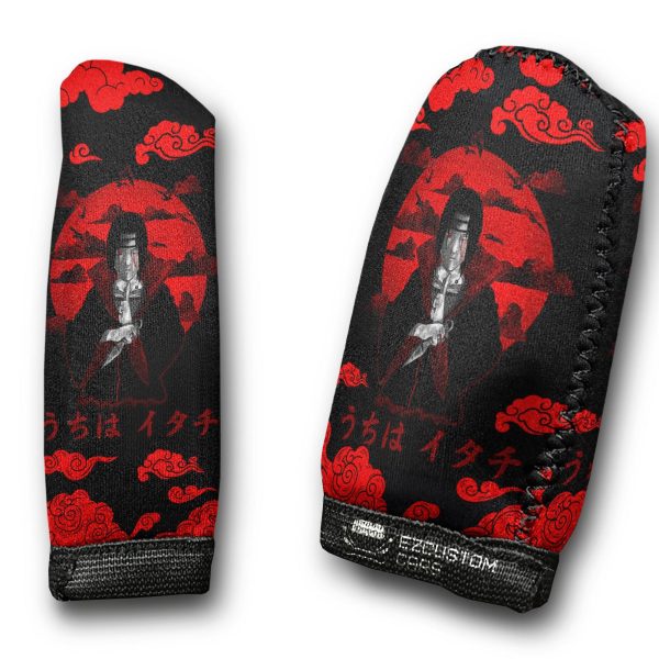 Uchiha Itachi Custom Shift Knobs Car Covers Set Naruto Anime Car Accessories