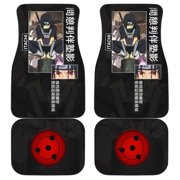 Uchiha Itachi Car Floor Mats Naruto Anime Car Accessories