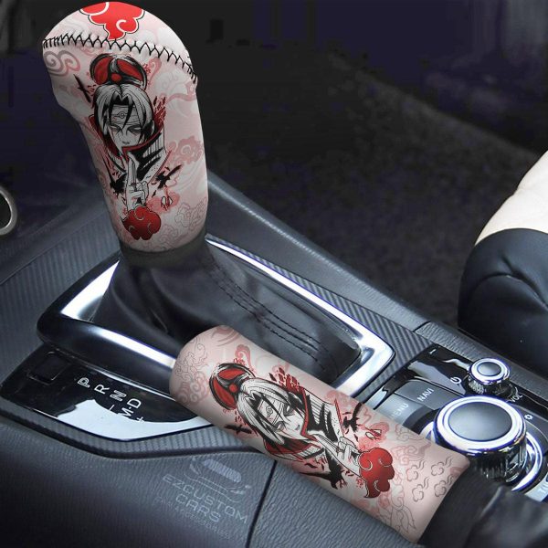 Akatsuki Custom Shift Knobs Car Covers Set Naruto Uchiha Itachi Car Accessories
