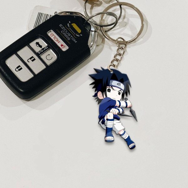 uchiha sasuke anime keychains custom naruto car accessories i9oom