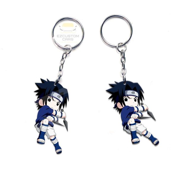 uchiha sasuke anime keychains custom naruto car accessories oppuc