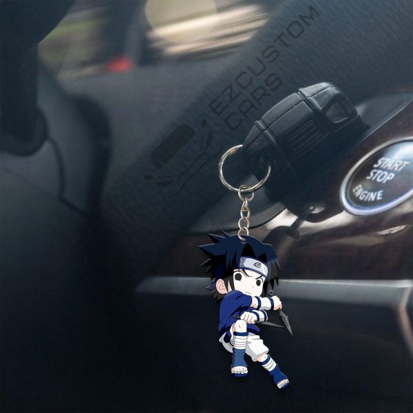 uchiha sasuke anime keychains custom naruto car accessories xq8rt