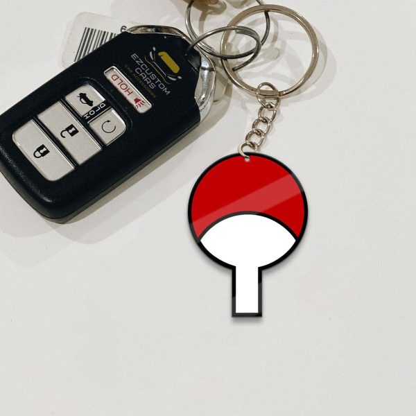 Uchiha Symbols Keychains Custom Naruto Anime Car Accessories
