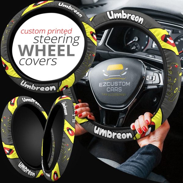 umbreon pokemon anime steering wheel cover unvyv