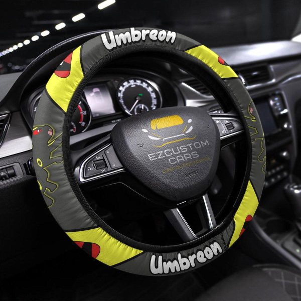 Umbreon Pokemon Anime Steering Wheel Cover