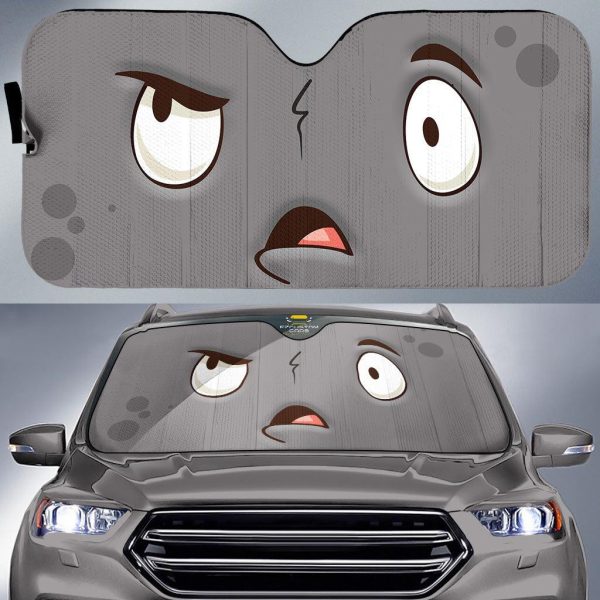 unexpected cartoon eyes car sun shade custom car accessories vnhmn