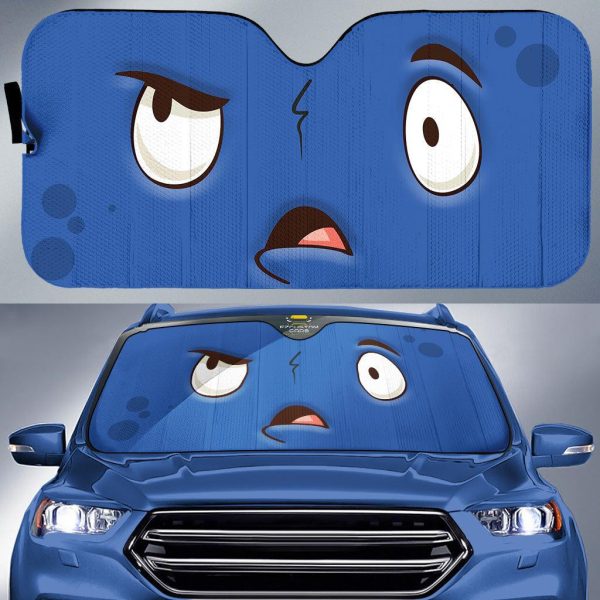 unexpected cartoon eyes car sun shade custom car accessories xjgru