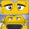 Unhappy Eyes – Cartoon Car Windshield Sunshade