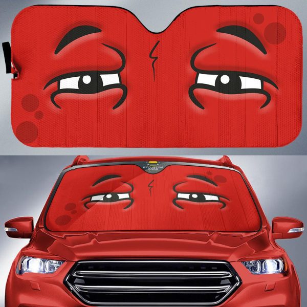 Unhappy Eyes – Cartoon Car Windshield Sunshade