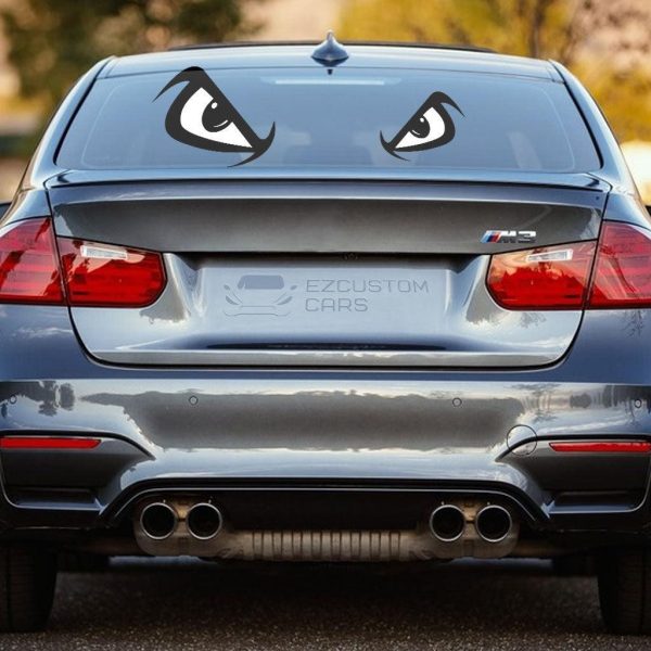 upset eyes car sticker custom cartoon car accessories kjxj8