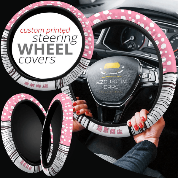ururu tsumugiya anime steering wheel cover custom anime bleach car accessories hjw9y