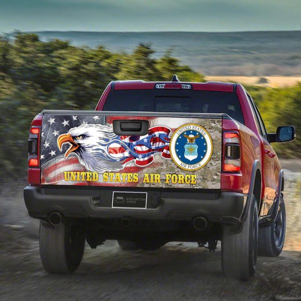 us air force american truck tailgate decal zscjy