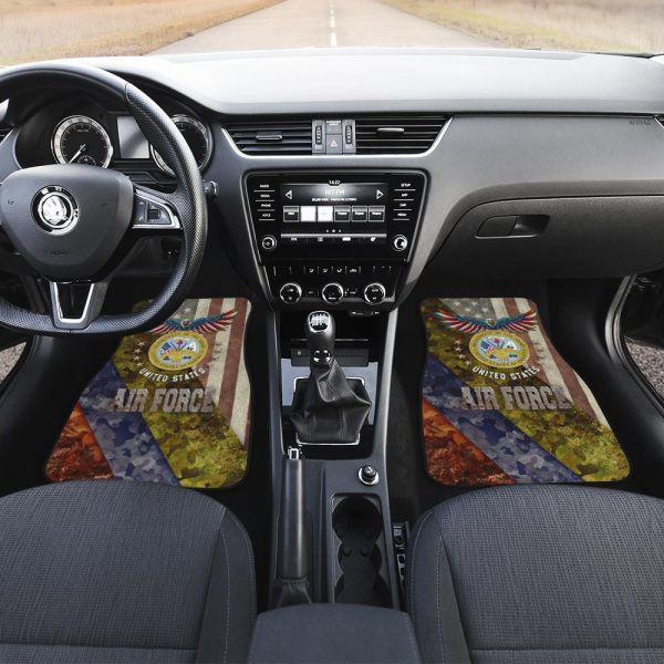 US Air Force Car Floor Mats Custom US