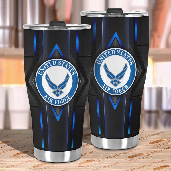 us air force insulated tumbler cup car accessories qe0zq