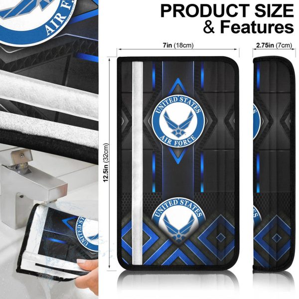 us air force seat belt covers car accessories zf4m0