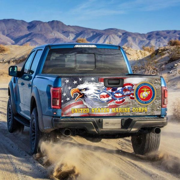 us marine corps american truck tailgate decal 2oyln