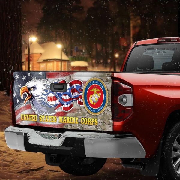 U.S. Marine Corps American Truck Tailgate Decal