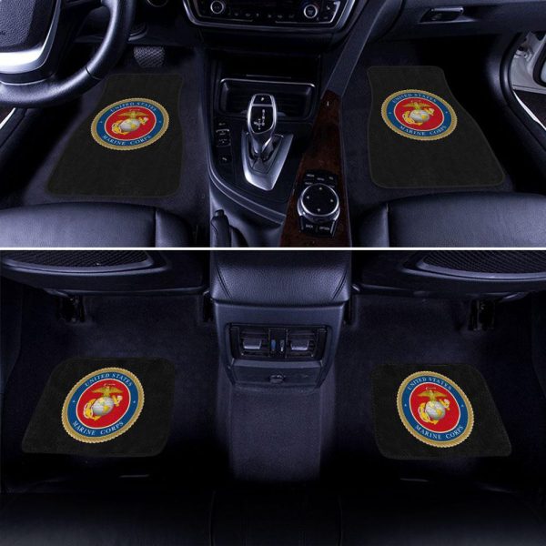 us marine corps armorial car floor mats blnug