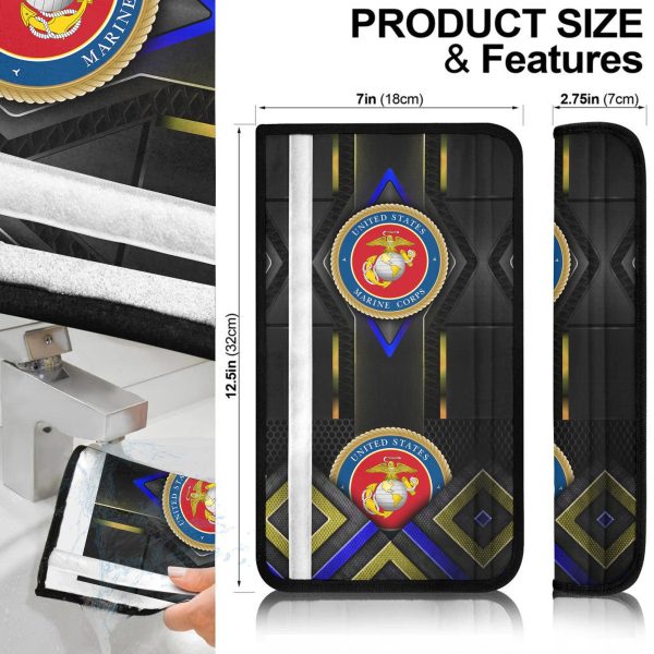us marine corps army seat belt cover bpiic