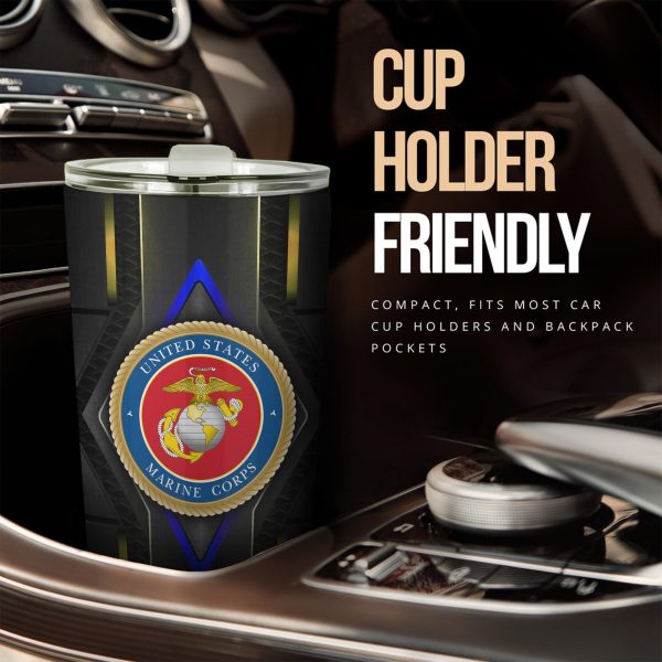 us marine corps tumbler travel mug tknbz