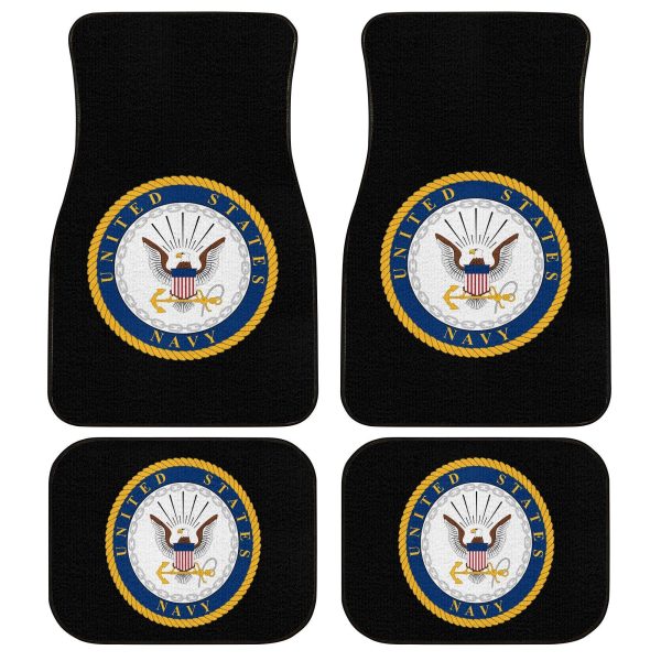 US Navy Armorial Car Floor Mats US Navy Armorial Car Floor Mats
