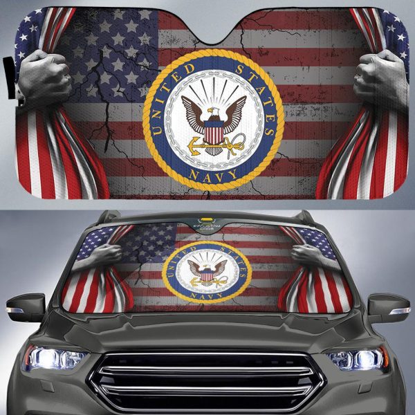 U.S. Space Force Army Car Sun Shade Army Car Accessories
