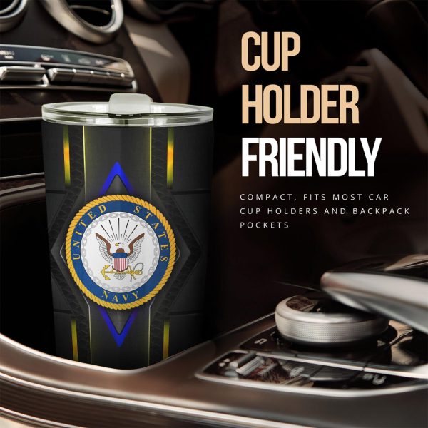 us navy army tumbler cup car accessories puejo