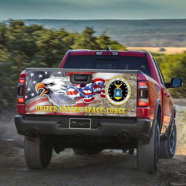 us space force truck tailgate decal wndue