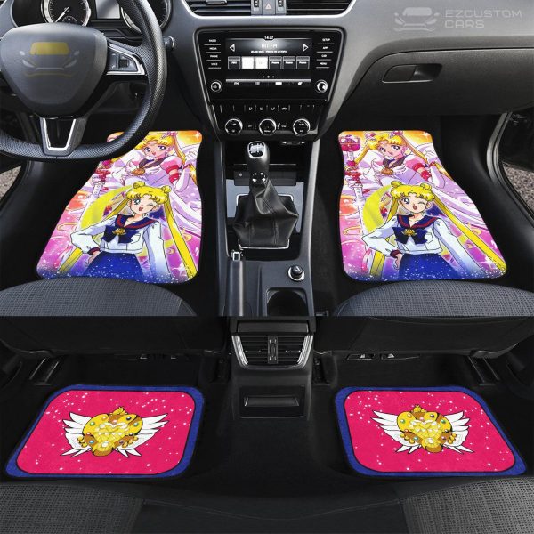usagi tsukino sailor moon christmas anime car floor mats richa