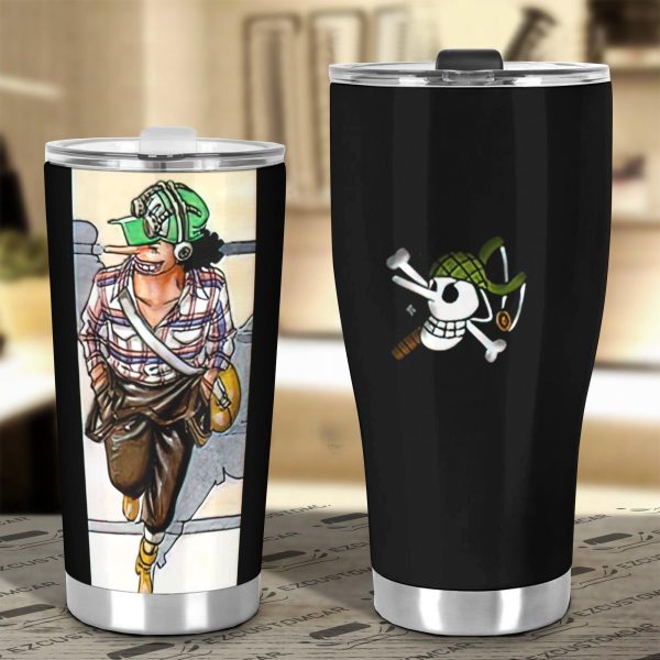 usopp car tumbler cup one piece anime car accessories wgv8j