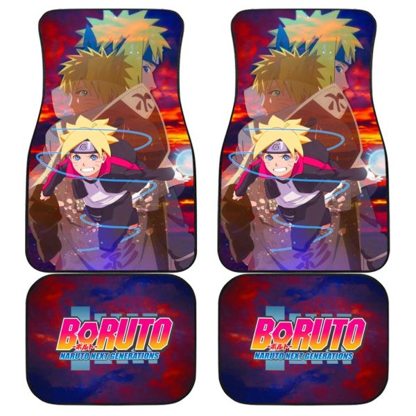 Naruto Uzumaki Boruto Anime Car Floor Mats
