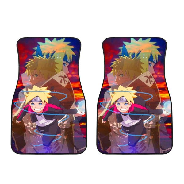 uzumaki naruto car floor mats boruto anime car accessories vykvr