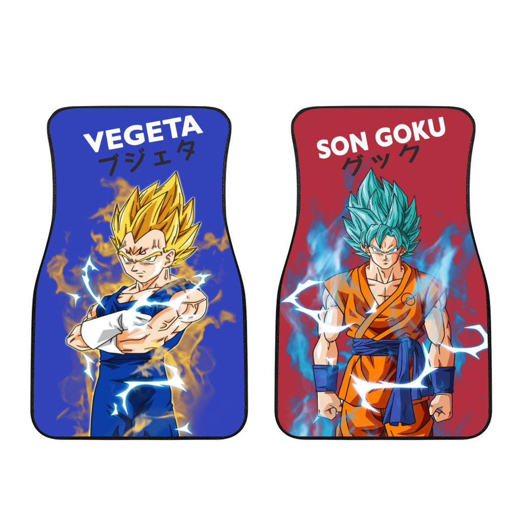 Vegeta and Son Goku Car Floor Mats Custom Anime Dragon Ball Z Car Accessories Vegeta and Son Goku Car Floor Mats Custom Anime Dragon Ball Z Car Accessories