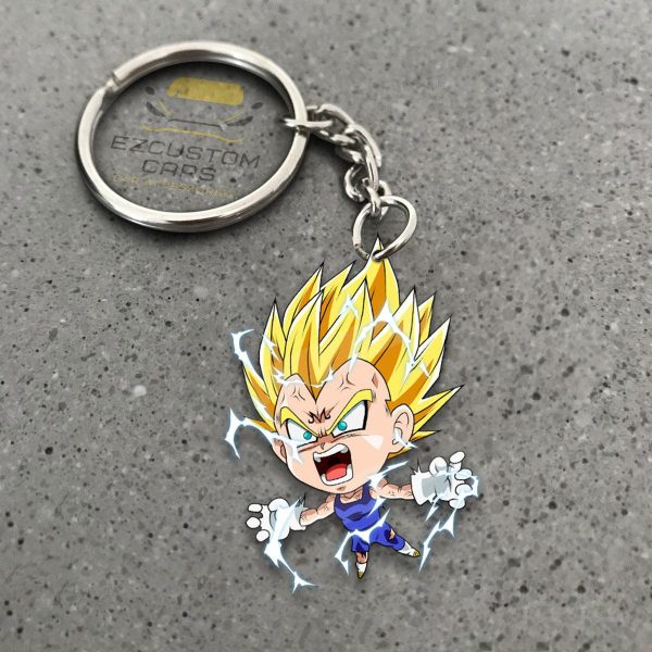 Gogeta Keychains Custom Dragon Ball Anime Car Accessories