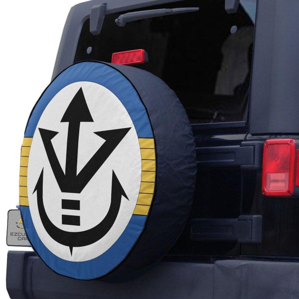vegeta saiyan royal symbol spare tire cover custom dragon ball anime car accessories zoi7k
