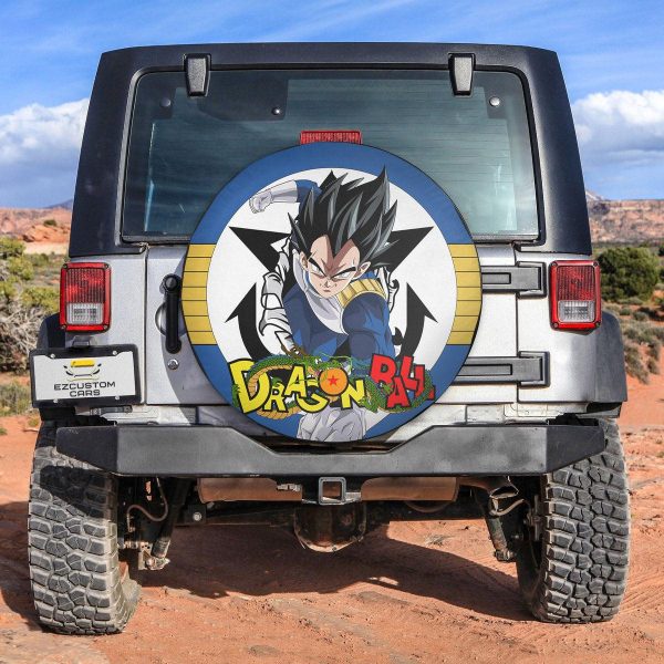 Vegeta Spare Tire Cover Custom Dragon Ball Anime Car Accessories