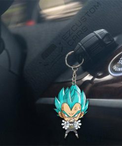 vegeta super saiyan blue keychains custom anime dragon ball car accessories 4hhja