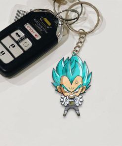 vegeta super saiyan blue keychains custom anime dragon ball car accessories ex3cc