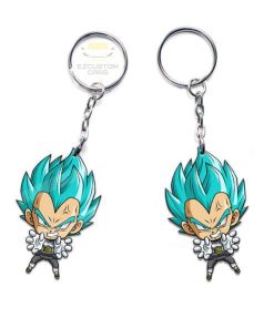 vegeta super saiyan blue keychains custom anime dragon ball car accessories fv26r