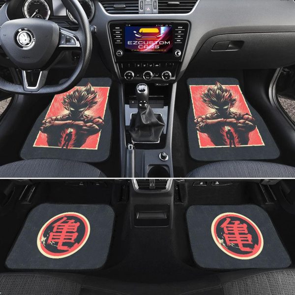 vegeta super saiyan dragon ball car mats k0ubo