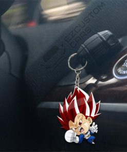 vegeta super saiyan god keychains custom anime dragon ball car accessories ivkpw