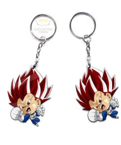 vegeta super saiyan god keychains custom anime dragon ball car accessories oyaih